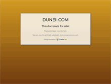 Tablet Screenshot of duneii.com